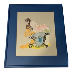 Vintage Chinese 3D Paper cut Art work Professionally Framed